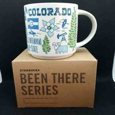 Starbucks Colorado Been There Mug Points of Interest Across Globe 14 oz Blue NIB - Sold on eBay Aug 08, 2021 for $9.99