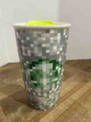 Rodarte Starbucks Coffee Tumbler Travel Ceramic Mug design by Mulleavy 12 fl oz. - Sold on eBay Aug 11, 2021 for $18.99