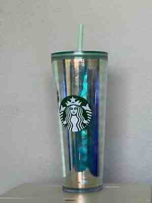 Starbucks Iridescent Mermaid Siren Mirror Scales Venti 24 oz Tumbler - Sold on eBay Jul 20, 2021 for $20.00