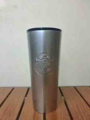 STARBUCKS 2018 SILVER SPARKLE 16 OZ. STAINLESS STEEL COLD CUP PRE-OWNED. - Sold on eBay Jul 29, 2021 for $30.00