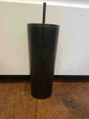 Rare HTF 2018 Starbucks "Ken" Matte Black Venti Stainless Steel Tumbler Used - Sold on eBay Aug 12, 2021 for $75.00