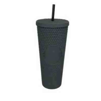BLACK MATTE STUDDED STARBUCKS CUP NEW WITH TAGS VENTI TUMBLER 24oz - Sold on eBay Aug 25, 2021 for $20.50