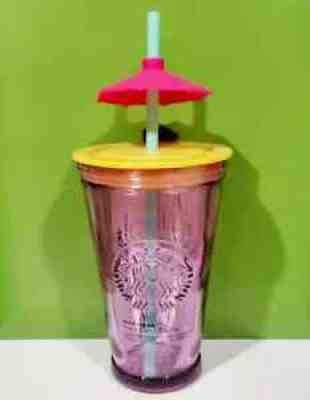 Starbucks Mexico 2019 Recycled Glass Cold Cup Pink - Sold on eBay Aug 26, 2021 for $55.00