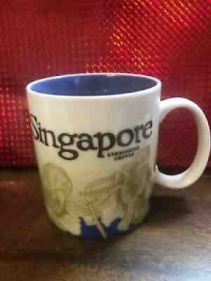 STARBUCKS MUG GLOBAL ICON SINGAPORE BLUE 16 OZ NICE - Sold on eBay Aug 13, 2021 for $25.00