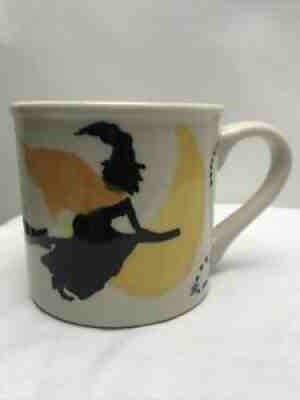 Starbucks Barista Hartstone Hand Painted Pottery Mug Witch Broomstick Stars B3 - Sold on eBay Aug 02, 2021 for $21.99