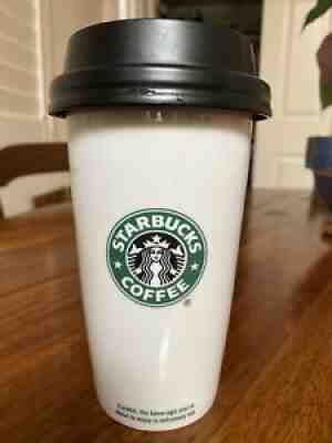 Starbucks 2009 Ceramic Travel Mug Tumbler Cup 12oz with Lid - Sold on eBay Jul 14, 2021 for $6.99
