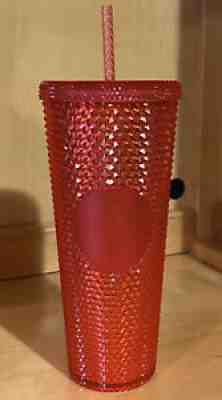 Starbucks Studded Hot Pink 24oz Cold Cup Tumbler NWT - Sold on eBay Sep 12, 2021 for $40.00
