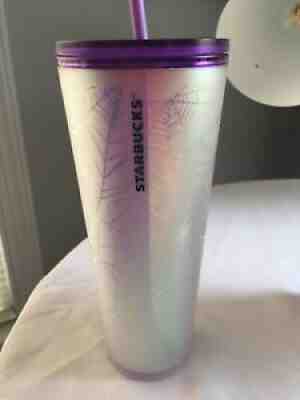 Starbucks 2021 purple and white spiderweb halloween tumbler 24oz - Sold on eBay Sep 08, 2021 for $170.50