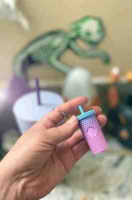 Starbucks unicorn studded tumbler/cup Keychain coffee summer magic - Sold on eBay Sep 12, 2021 for $8.50