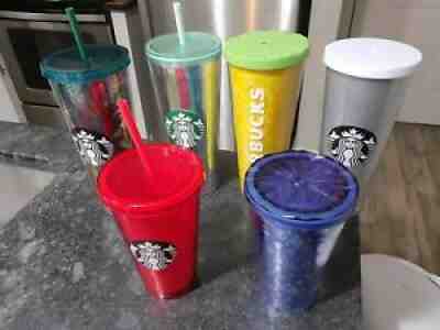 Starbucks Tumbler Lot Of 6 - Sold on eBay Aug 18, 2021 for $107.50