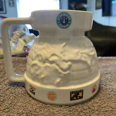 Starbucks Around The World Embossed Globe White Coffee Mug - Sold on eBay Jul 24, 2021 for $9.99