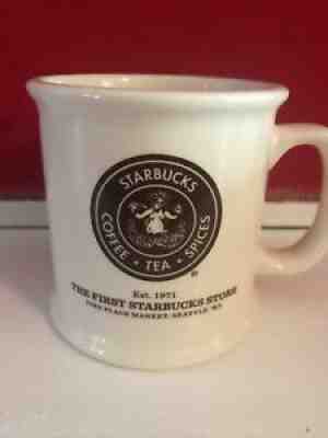 The First STARBUCKS Store Collectors Mug Pike Place Market Est 1971 Seattle WA - Sold on eBay Aug 12, 2021 for $12.00