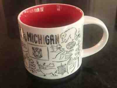 STARBUCKS MICHIGAN Been There Series Across The Globe Collection Coffee Mug 2018 - Sold on eBay Aug 05, 2021 for $7.50