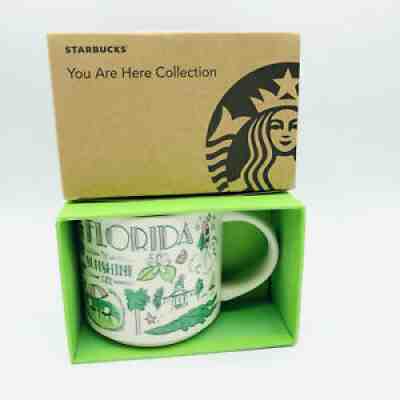 Starbucks Been There Across the Globe Coffee Mug 2019 14 oz FLORIDA NIB - Sold on eBay Jun 25, 2021 for $15.50