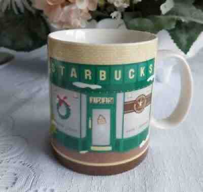 Starbucks Christmas Pike Place Holiday 2007 Coffee Mug Cafe Store Windows 18 oz - Sold on eBay Aug 27, 2021 for $5.99