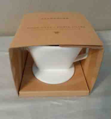 Starbucks Ceramic White Pour-Over Drip Coffee Brew Brewer System by the Cup - Sold on eBay Jul 21, 2021 for $19.99