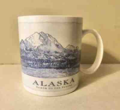 Starbucks Alaska State Mug North To The Future 2006 18 Oz Coffee Cup Blue White - Sold on eBay Jul 29, 2021 for $16.00