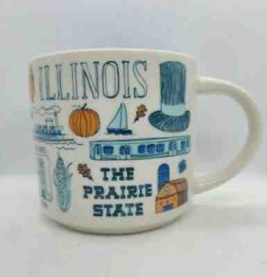 Starbucks "Been There Series" Coffee Cup Mug Illinois the Prairie State 14oz - Sold on eBay Jun 17, 2021 for $12.00