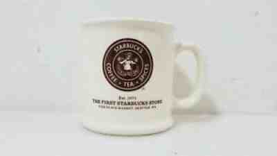 VTG "The First Starbucks Store" Coffee Mug Split Tail Siren Logo Made In USA - Sold on eBay Jul 03, 2021 for $16.64