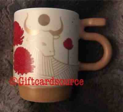 2021 STARBUCKS COFFEE MUG LUNAR YEAR OF THE OX 10oz CERAMIC SOLD OUT RARE NEW - Sold on eBay Jul 02, 2021 for $48.99
