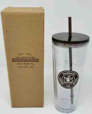 Exclusive Starbucks Coffee Pike Place Tumbler Venti 24 oz Seattle First Store - Sold on eBay Jun 17, 2021 for $19.99