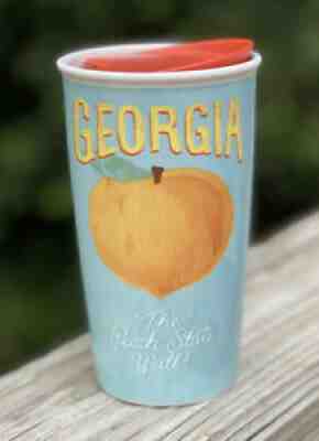 Starbucks Coffee Tumbler Georgia The Peach State Y'all Mug 12oz Travel 2016 NEW - Sold on eBay Sep 05, 2021 for $40.00