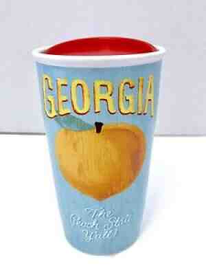 Starbucks Coffee Tumbler Georgia The Peach State Yâ??all 12oz Ceramic Mug 2016 - Sold on eBay Aug 03, 2021 for $34.95