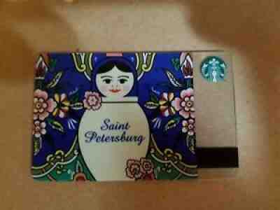 Starbucks RUSSIA 1 Of the Rarest! St Petersburg Doll Gift Card Nr MINT US Seller - Sold on eBay Aug 05, 2021 for $33.00