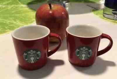 2 Starbucks 3oz Espresso Coffee Demi Cup Mug 2016 Siren Logo - Sold on eBay Jul 14, 2021 for $12.00