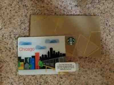 STARBUCKS Chicago 2010 1st Regional Gift Card w/Sleeve Hardest One to FIND! MINT - Sold on eBay Aug 22, 2021 for $10.50