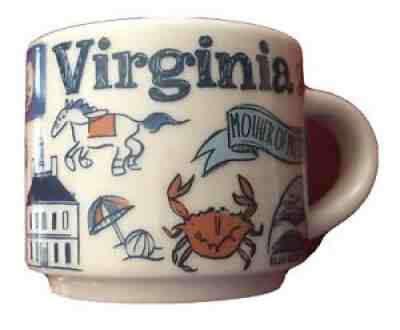 Starbucks 2oz VIRGINIA Demi Tasse BEEN THERE mug Ornament Cup Mini Mug - Sold on eBay Sep 07, 2021 for $9.95