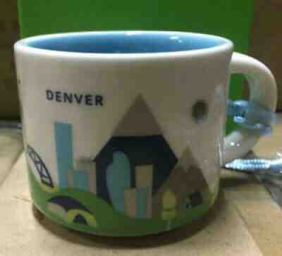 2oz Starbucks YAH Demi Cup Ornament DENVER You ARE Here Collection mug coffee - Sold on eBay Sep 12, 2021 for $8.88