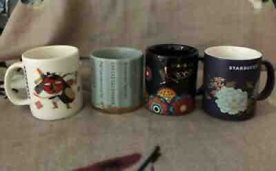 Starbucks Korea 3 oz Demi mug set of 4 Limited Edition 2017 - Sold on eBay Aug 05, 2021 for $30.00
