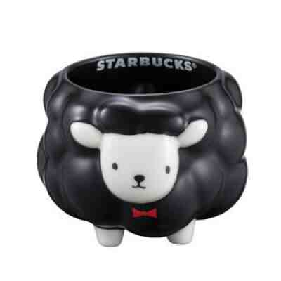 Starbucks 2020 Taiwan Chrismas Black Sheep Demi Mug 3oz - Sold on eBay Sep 12, 2021 for $21.00