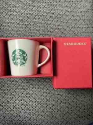 STARBUCKS 3 OZ. DEMI ESPRESSO WHITE LOGO 2015 COFFEE CUP MUG - Sold on eBay Jul 07, 2021 for $10.00