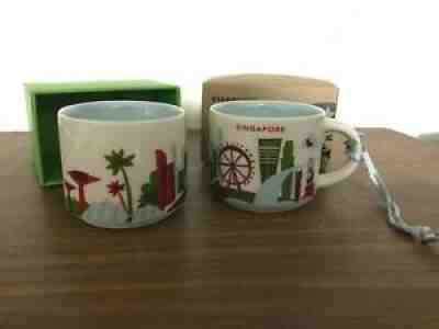 Singapore Starbucks You Are Here 2oz Ornament Demi Mug - Merlion City - Sold on eBay Sep 09, 2021 for $12.99