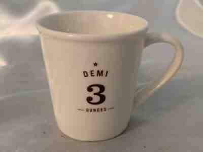 Starbucks White Brown 2010 Demi 3 Ounces Demitasse Espresso Mini Cup Mug Coffee - Sold on eBay Jun 20, 2021 for $8.40