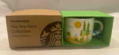Starbucks 2oz Demi Tasse CALIFORNIA YAH You Are Here Mini mug Ornament - Sold on eBay Aug 06, 2021 for $18.02