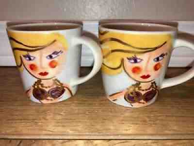 Starbucks Coffee 2015 Mermaid Seahorse Espresso Demi Cup 3 oz. Ceramic Mug (2) - Sold on eBay Aug 29, 2021 for $22.00
