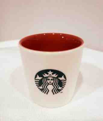 Starbucks 2011 Partner Exclusive Orange & Green 3 oz Espresso Demi Cup 2-1/4" - Sold on eBay Aug 05, 2021 for $7.50