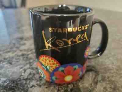 Beautiful Starbucks Korea Demi Mug Demitasse Espresso Cup Black with Flowers - Sold on eBay Jul 02, 2021 for $15.00