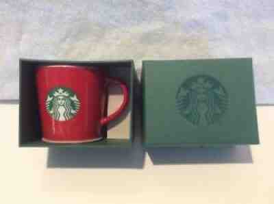 2016 Starbucks Holiday Espresso Demitasse Red Mug Mini Cup Demi 3 oz - Sold on eBay Aug 10, 2021 for $7.50