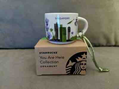 Starbucks Singapore â??You Are Hereâ? YAH Ornament Mini Demi Mug, 2 oz / 59 ml - Sold on eBay Sep 02, 2021 for $26.95