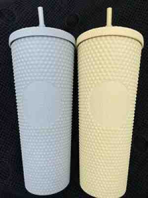 Starbucks Matte Gray Studded and Matte Yellow / Butter Studded Tumbler - Sold on eBay Sep 01, 2021 for $180.00