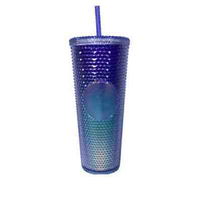 Starbucks Summer 2021 Mermaid Purple Turquoise OmbrÃ© Studded Tumbler Venti 24 oz - Sold on eBay Jul 20, 2021 for $49.99