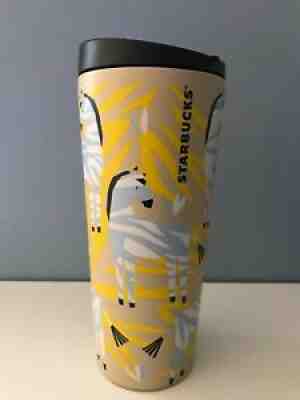 2017 Starbucks ZEBRA Metal Travel Tumbler16 oz with Lid Yellow Aqua Blue - Sold on eBay Jul 23, 2021 for $39.99