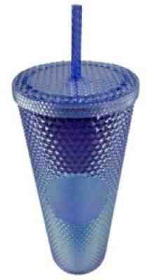 Starbucks Summer 2021 Mermaid Purple Turquoise OmbrÃ© Studded Tumbler Venti 24 oz - Sold on eBay Aug 12, 2021 for $49.95