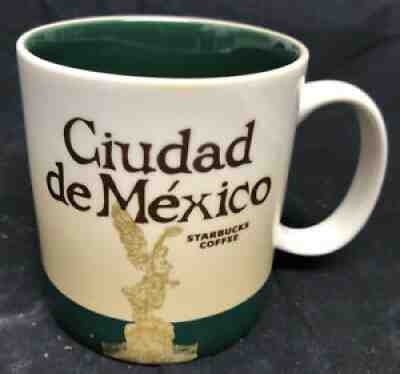 Starbucks Coffee Mug 2016 Ciudad de Mexico Mexico City Green Inside 16 Oz - Sold on eBay Jul 18, 2021 for $24.88