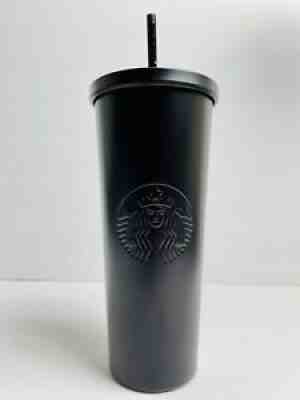 Rare 2016 Starbucks Cold Cup Matte Black Stainless Steel Tumblr 24 Oz Venti - Sold on eBay Jul 08, 2021 for $49.99