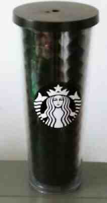 Starbucks Black Geometric 2016 Venti Cold Cup Tumbler 24 oz Plastic Coffee Drink - Sold on eBay Sep 04, 2021 for $49.99